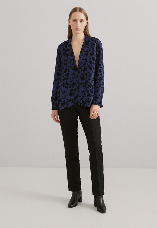 NWT OLD NAVY VELVET FLORAL BLAZER