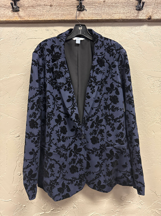NWT OLD NAVY VELVET FLORAL BLAZER