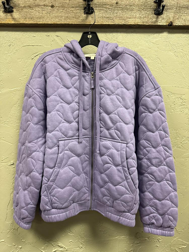 NWOT INDIGO THREAD QUILTED JACKET