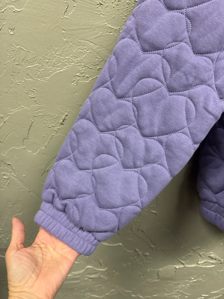 NWOT INDIGO THREAD QUILTED JACKET