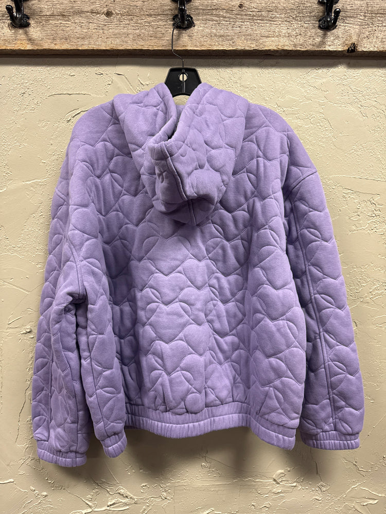 NWOT INDIGO THREAD QUILTED JACKET