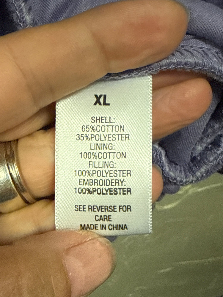 NWOT INDIGO THREAD QUILTED JACKET