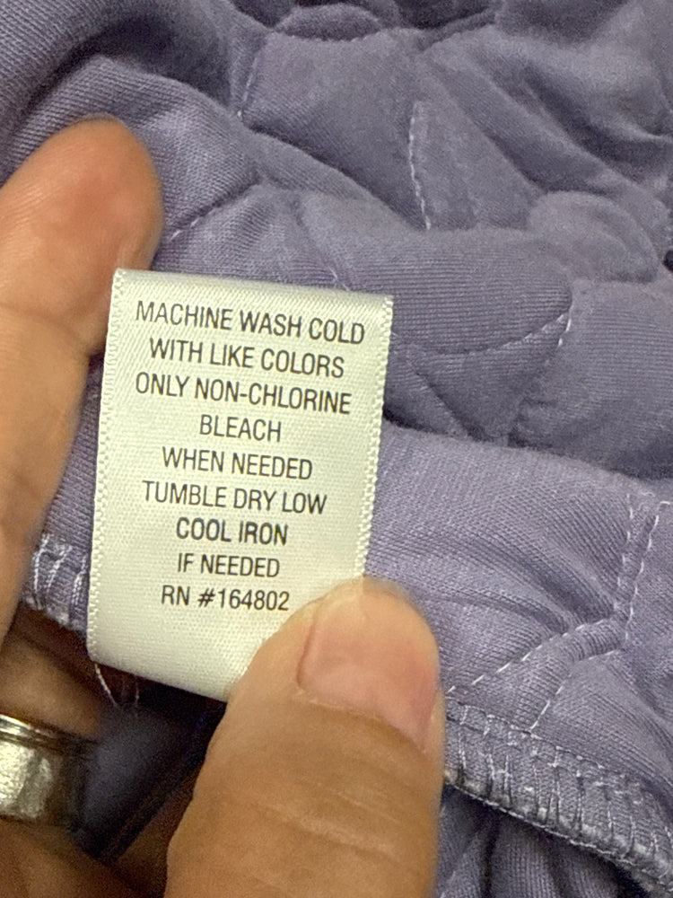 NWOT INDIGO THREAD QUILTED JACKET