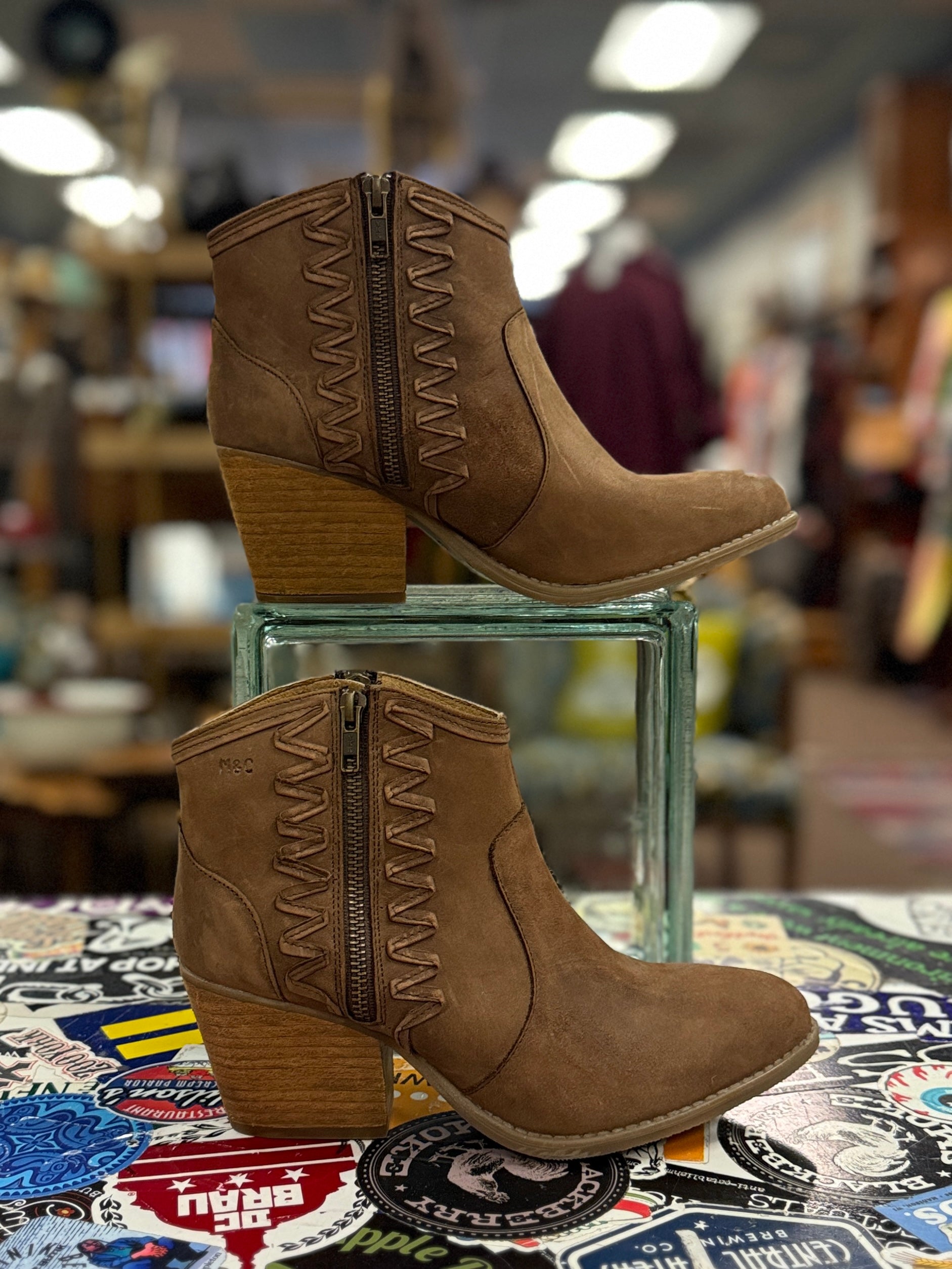 NWOT MUSSE & CLOUD ANKLE BOOTS (org$150)