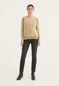 MARC BOUWER CINCHED WAIST NYLON TOP