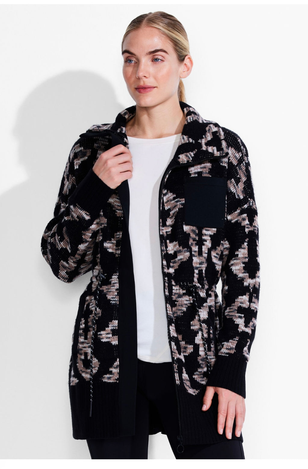 Nic+Zoe Spacedye Cozy Coat (org$238)