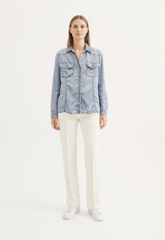 CLOTH & STONE CHAMBRAY SHIRT