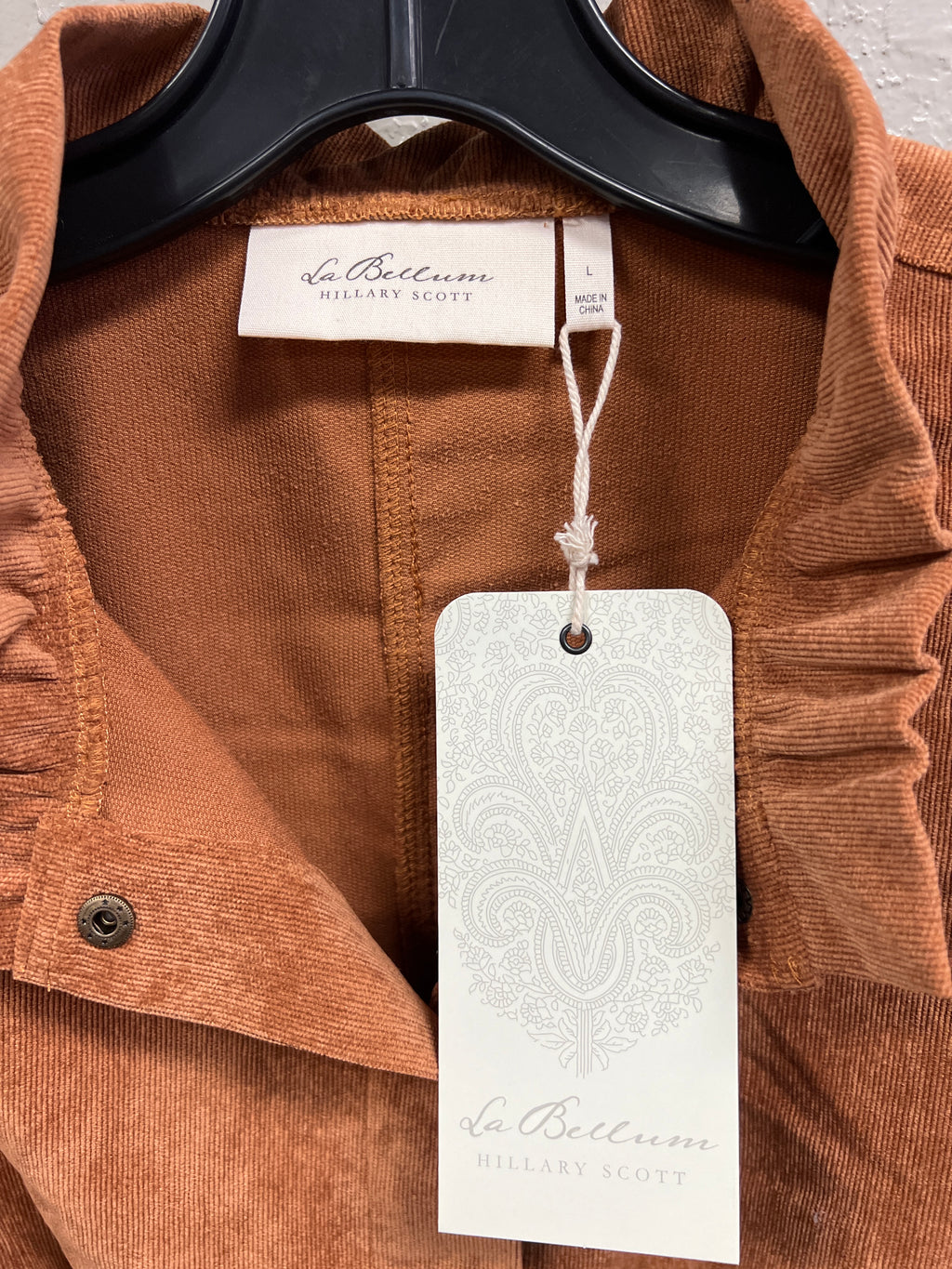 NWT La Bellum Corduroy-Like Jacket