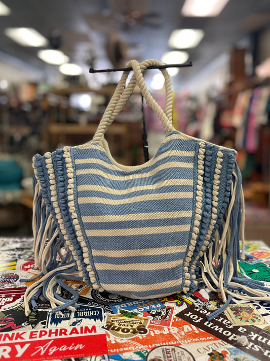 STRIPED BEACH TOTE