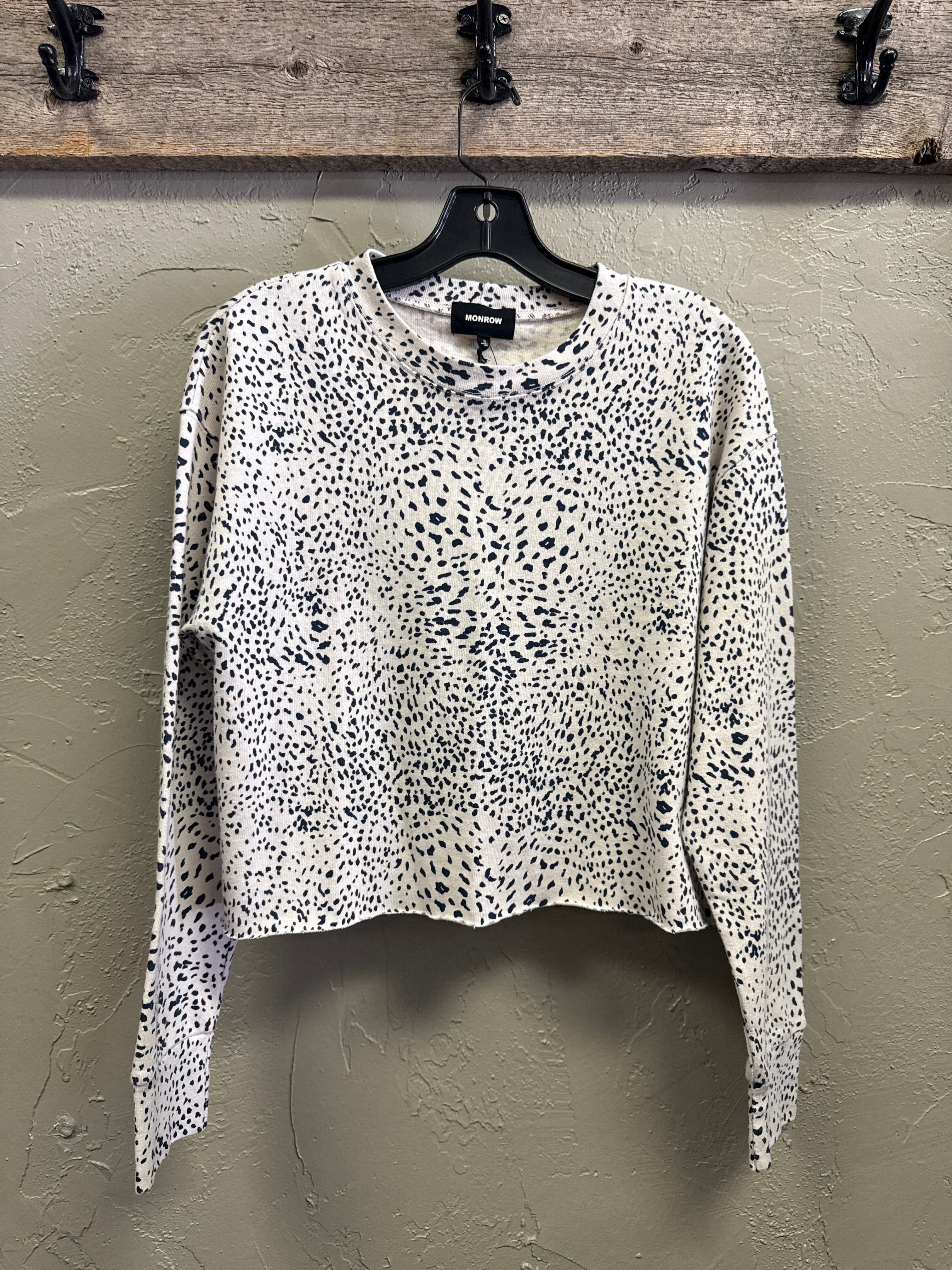 NWT MONROW CROP SWEATSHIRT (org$146)