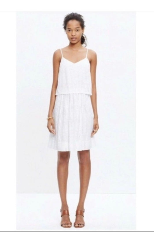 MADEWELL EYELET OVERLAY DRESS