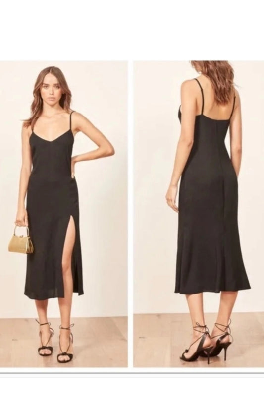 REFORMATION CRIMINI SLIP DRESS