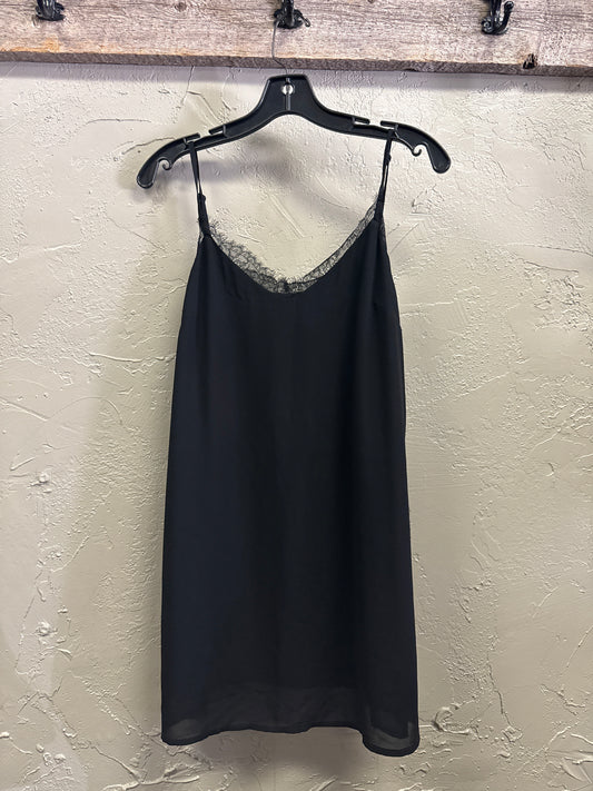 LULUS LACE TRIM SLIP DRESS