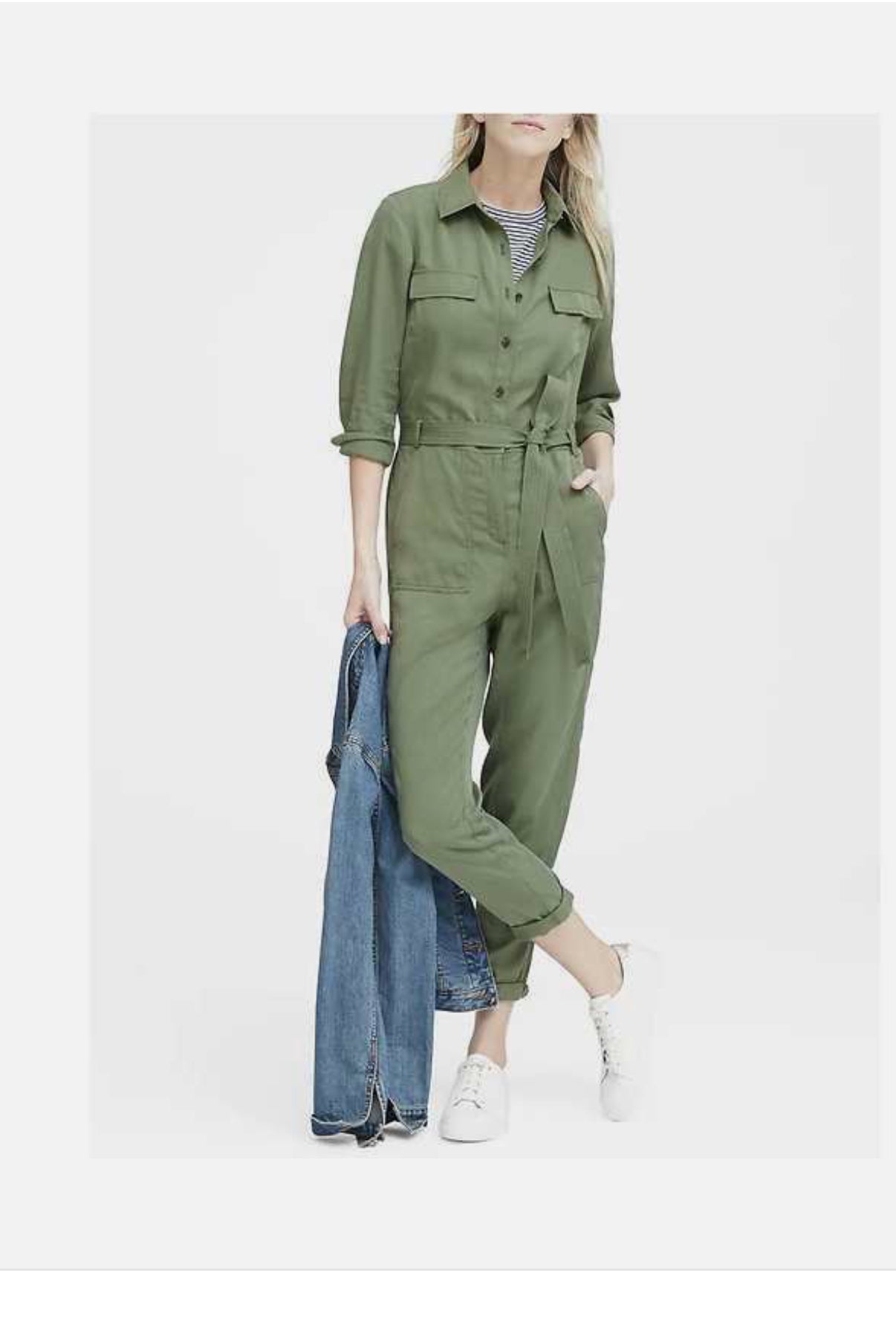 NWT BANANA REPUBLIC UTILITY ROMPER (org$130)