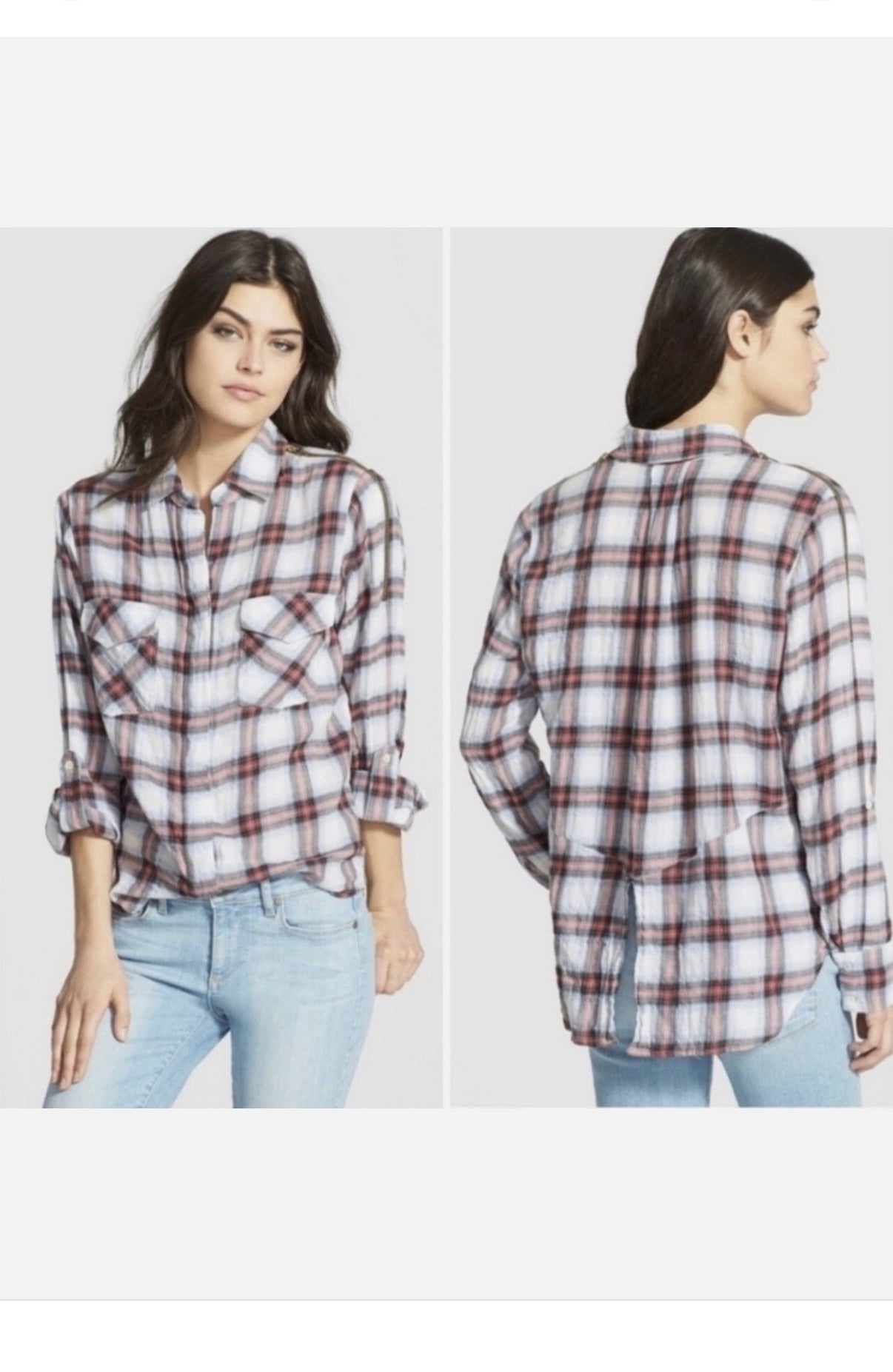 SAM EDELMAN SPLIT BACK SHIRT (org$88)