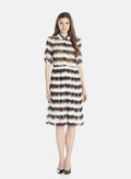 BCBG EMIKA PRINTED DRESS (org$289)