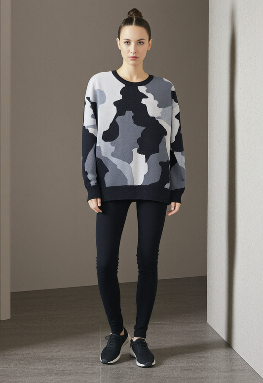 NWOT LOFT CAMO SWEATER (org$79)