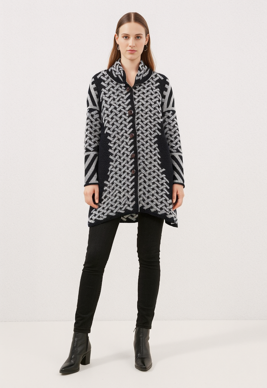 COCOGIO WOOL BLEND SHACKET