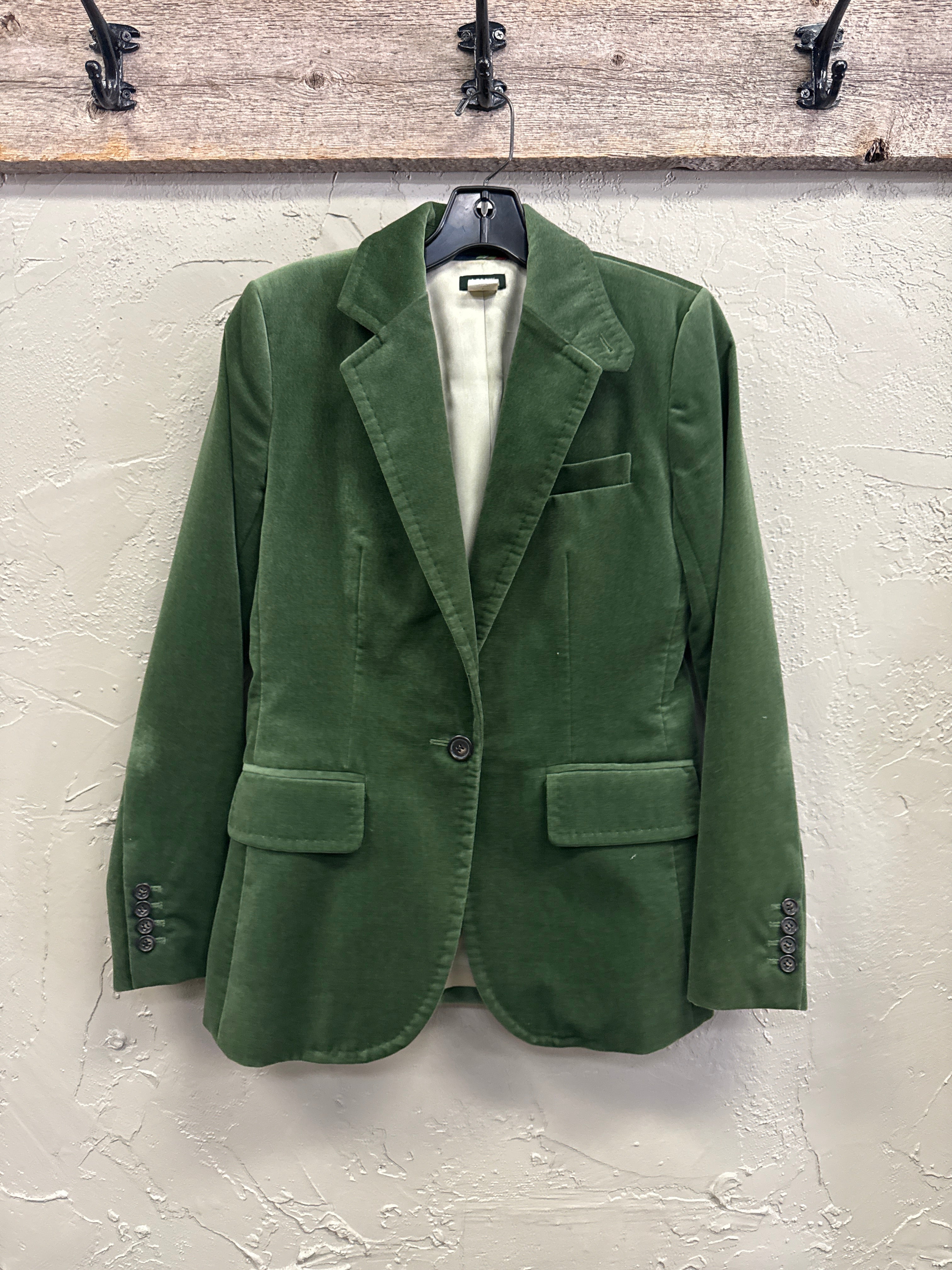 J CREW VELVET BLAZER