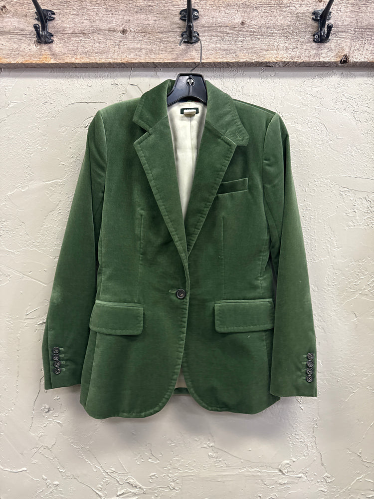 J CREW VELVET BLAZER