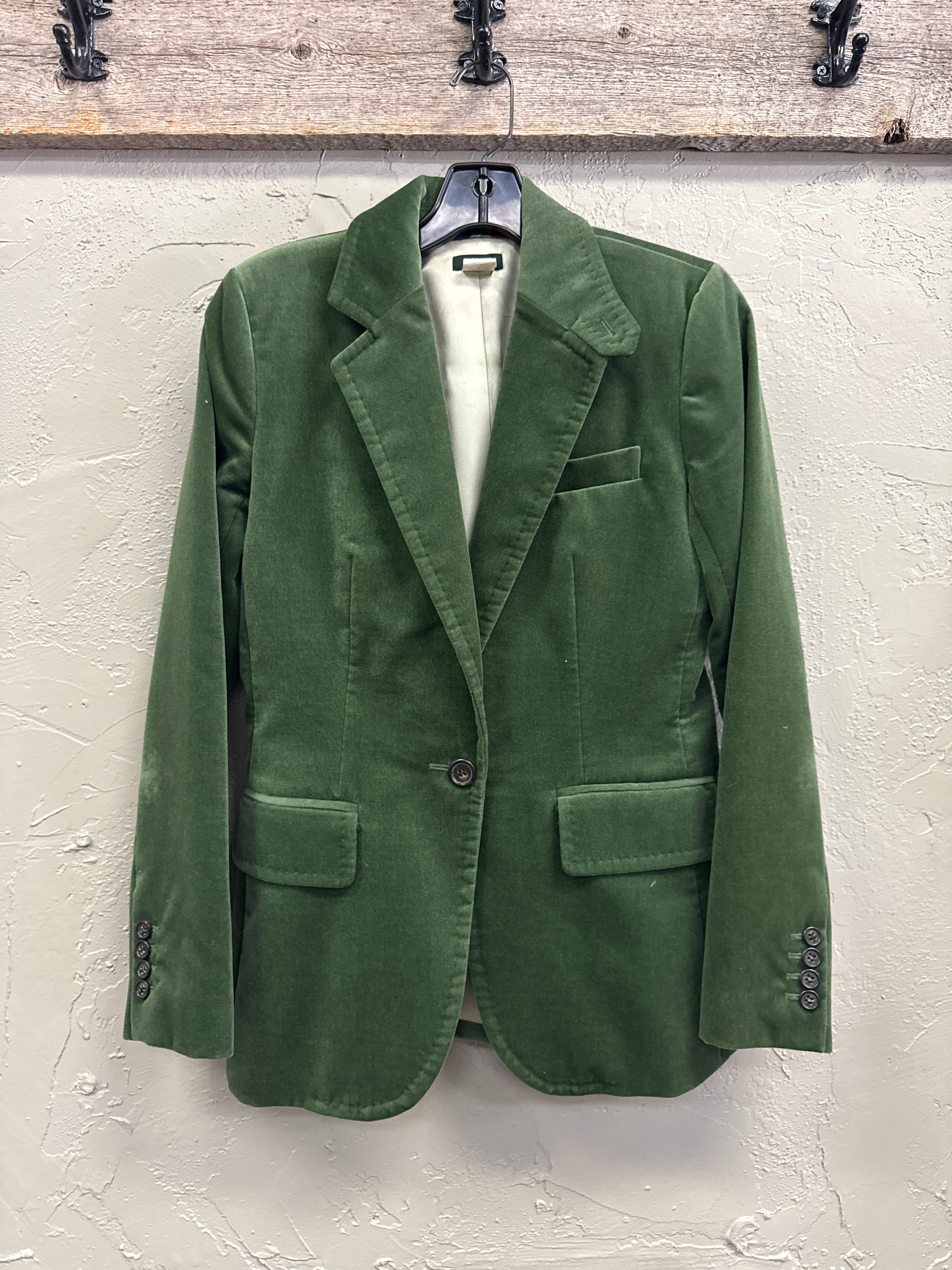 J CREW VELVET BLAZER