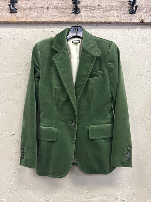 J CREW VELVET BLAZER