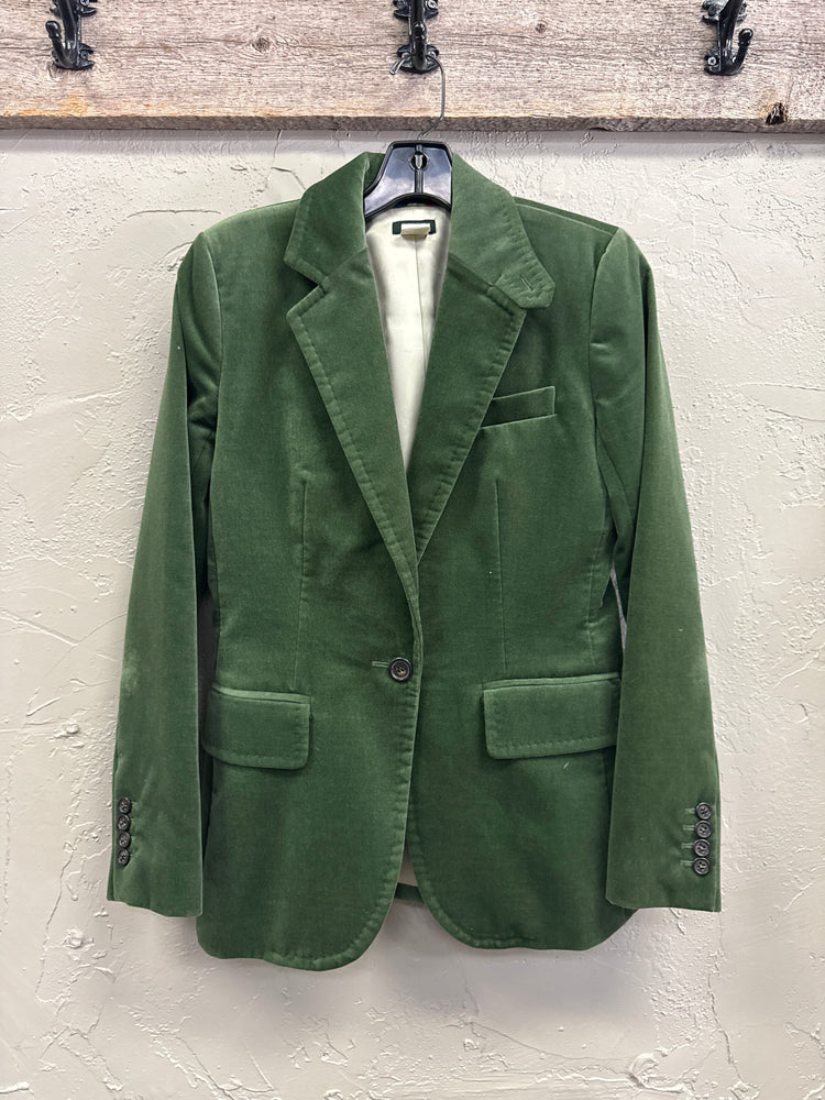 J CREW VELVET BLAZER