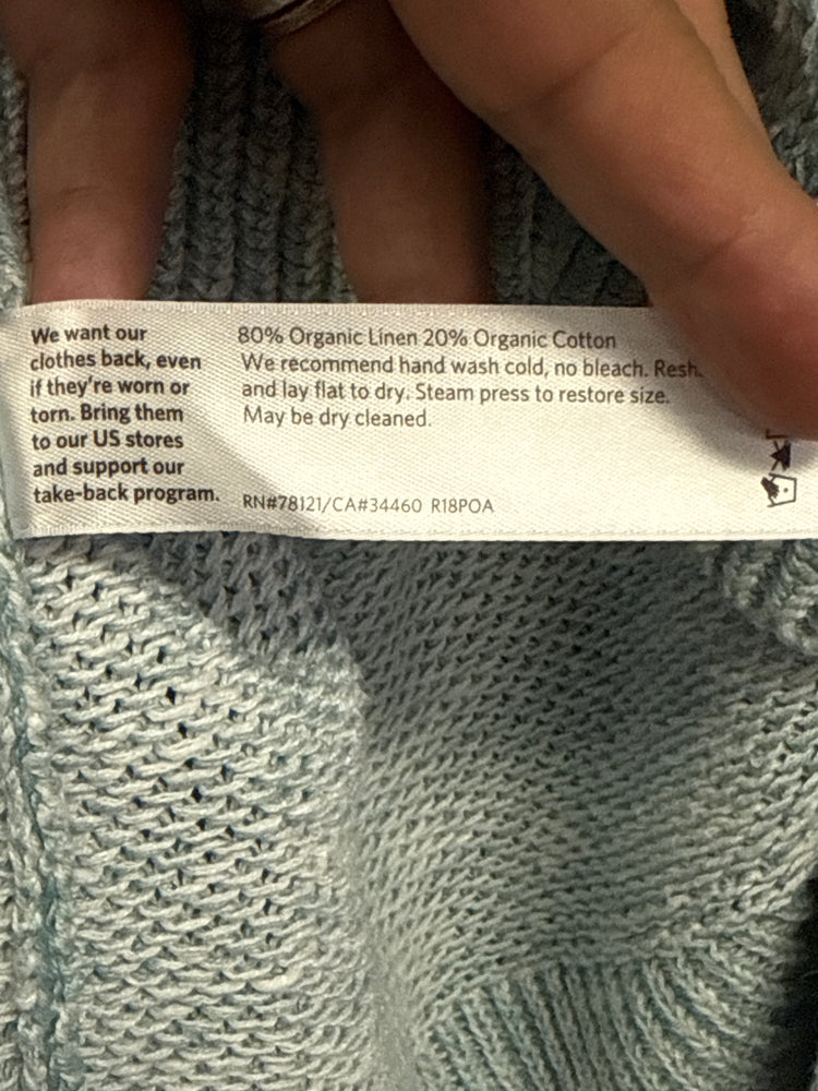 EILEEN FISHER LINEN/COTTON SWEATER (org$238)