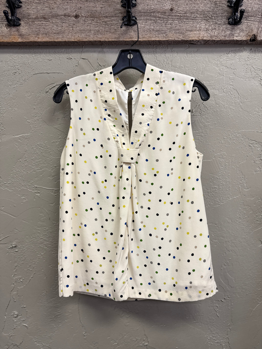 KATE SPADE SILK SLEEVELESS TOP