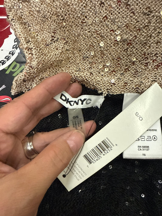 NWT DKNYC SEQUIN INFINITY SCARF