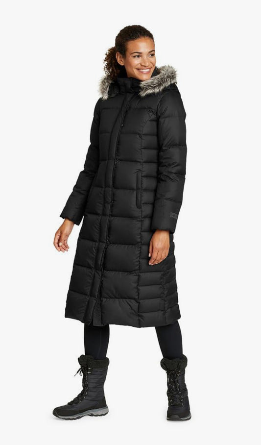 EDDIE BAUER FULL LENGTH PUFFER COAT