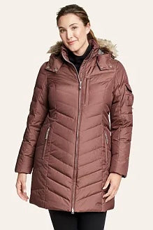 EDDIE BAUER MID LENGTH DOWN COAT (org$170)