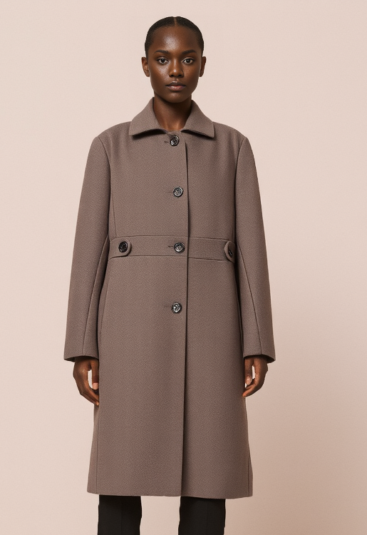 MARVIN RICHARDS WOOL BLEND CAR COAT (org$225)
