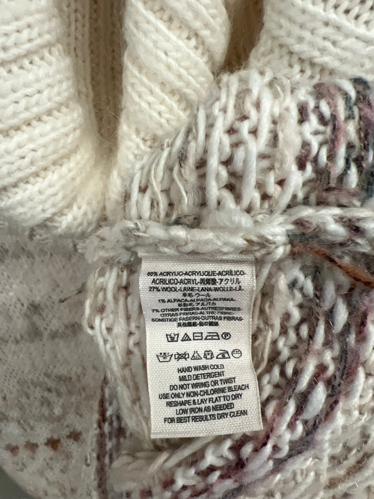 FREE PEOPLE FARE ISLE COWL NECK SWEATER