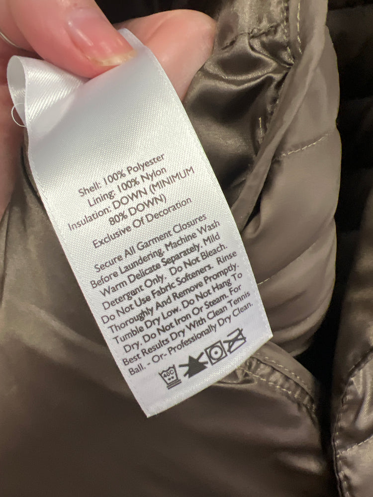 EDDIE BAUER MID LENGTH DOWN COAT (org$170)
