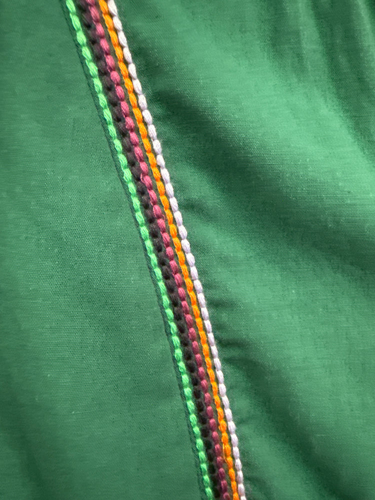 *NWT PINCH EMBROIDERED TRIM DRESS (org$76)