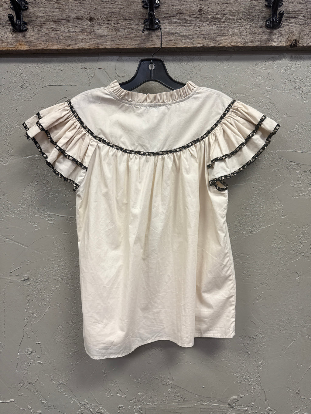 NWT SHE+SKY COTTON BLOUSE