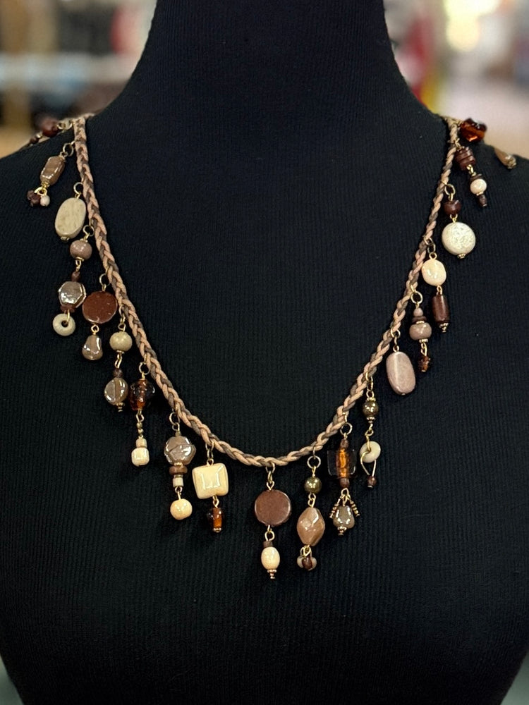 HANDMADE BOHO BEADED NECKLACE