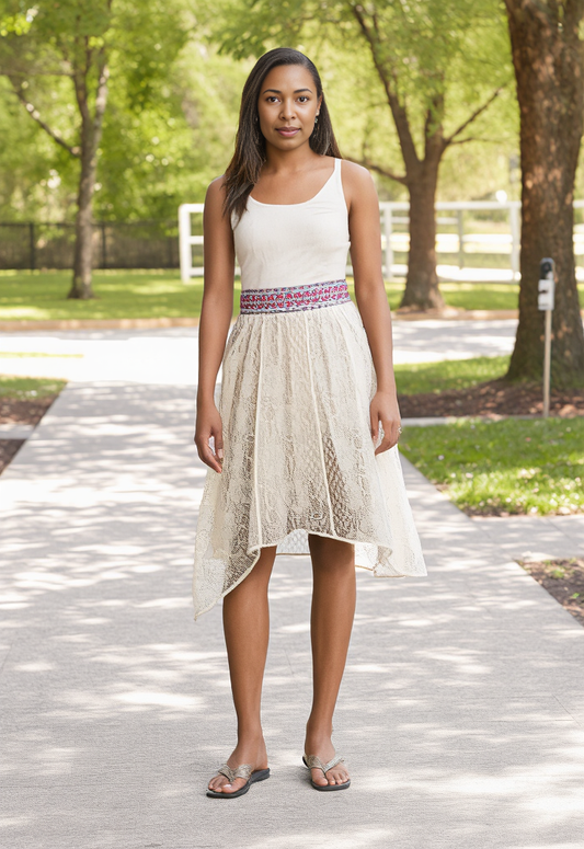 FLYING TOMATO LACE SKIRT