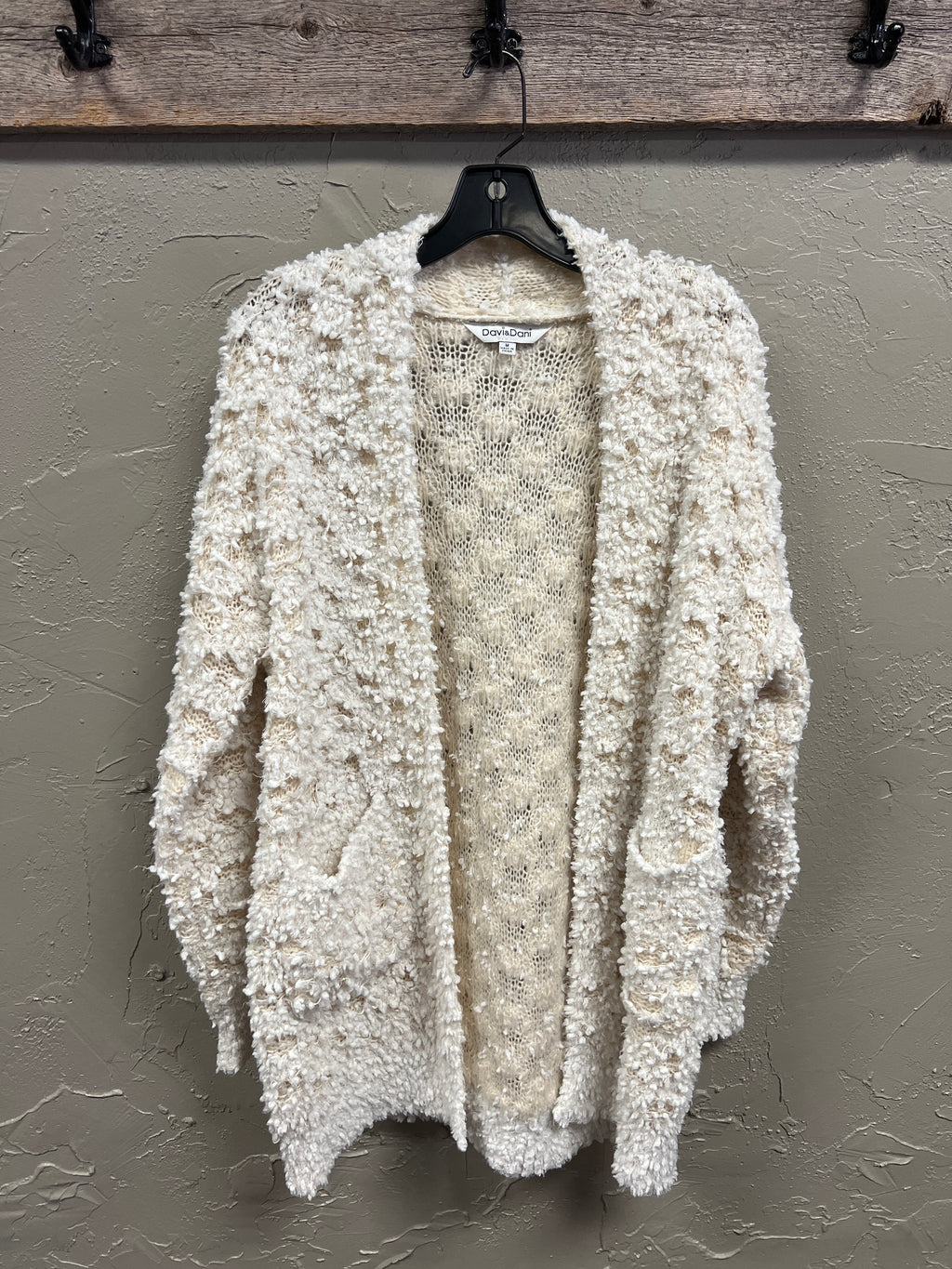 DAVI & DANI METALLIC THREAD CARDI