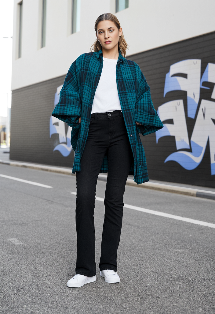 Vtg Oversized Kimono Shacket