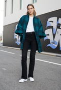 Vtg Oversized Kimono Shacket