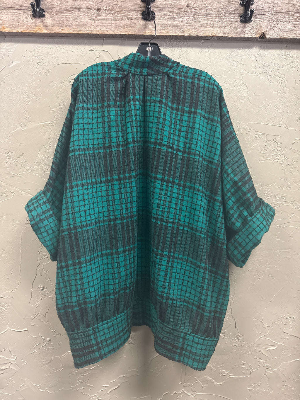Vtg Oversized Kimono Shacket