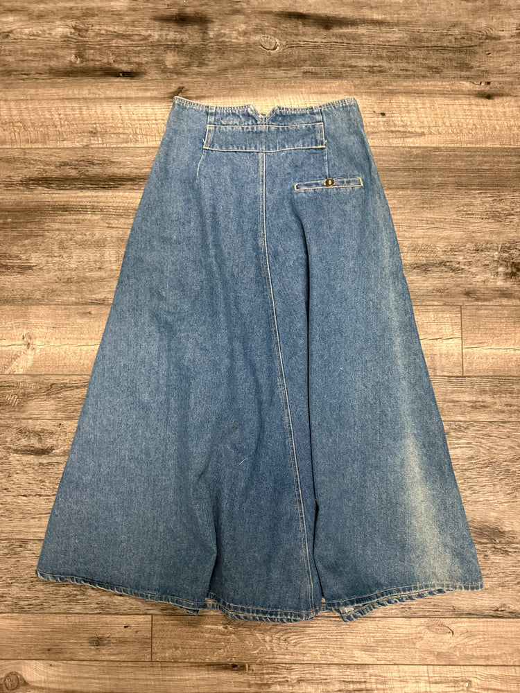 VTG GLORIA V DENIM MIDI SKIRT *as is*