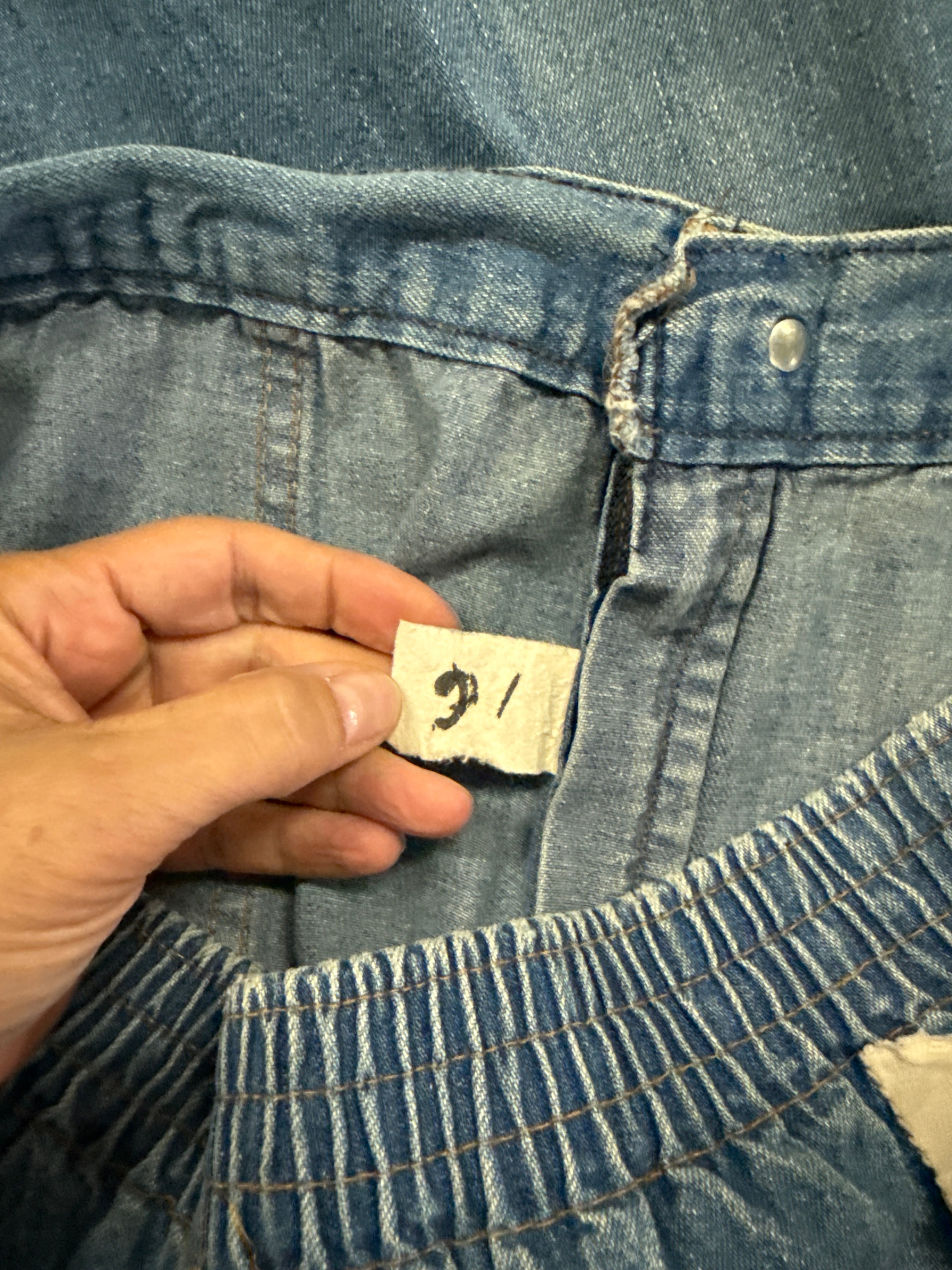 VTG ELASTIC WAIST JEANS