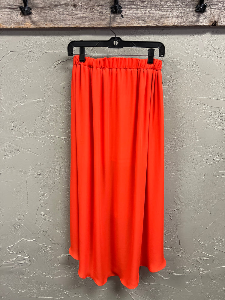 HAZEL HIGH-LOW MIDI SKIRT