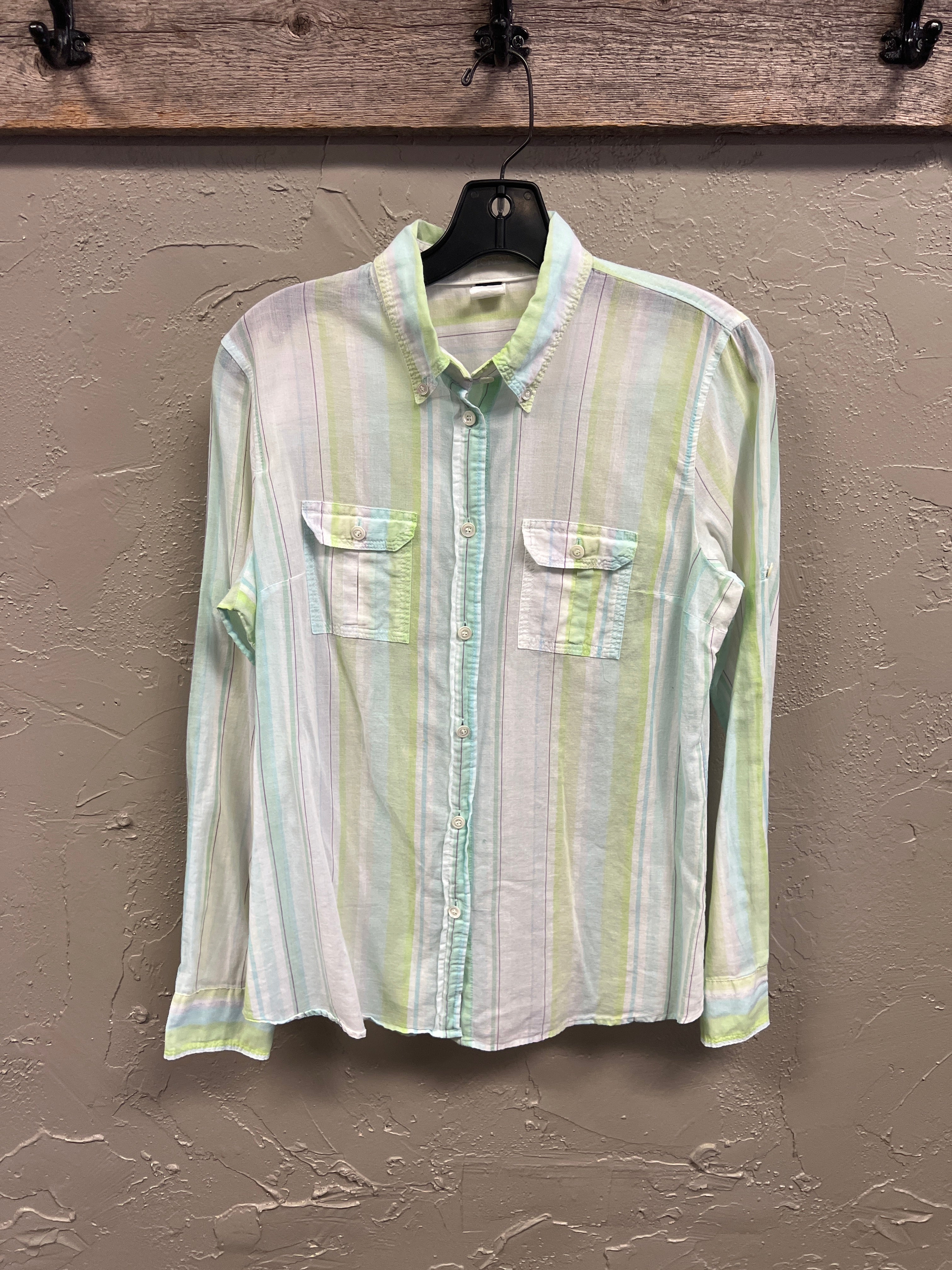 J CREW STRIPED SHIRT
