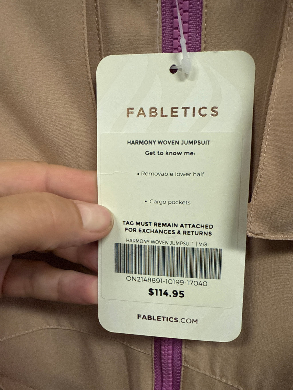 *NWT FABLETICS JUMPSUIT (org$115)