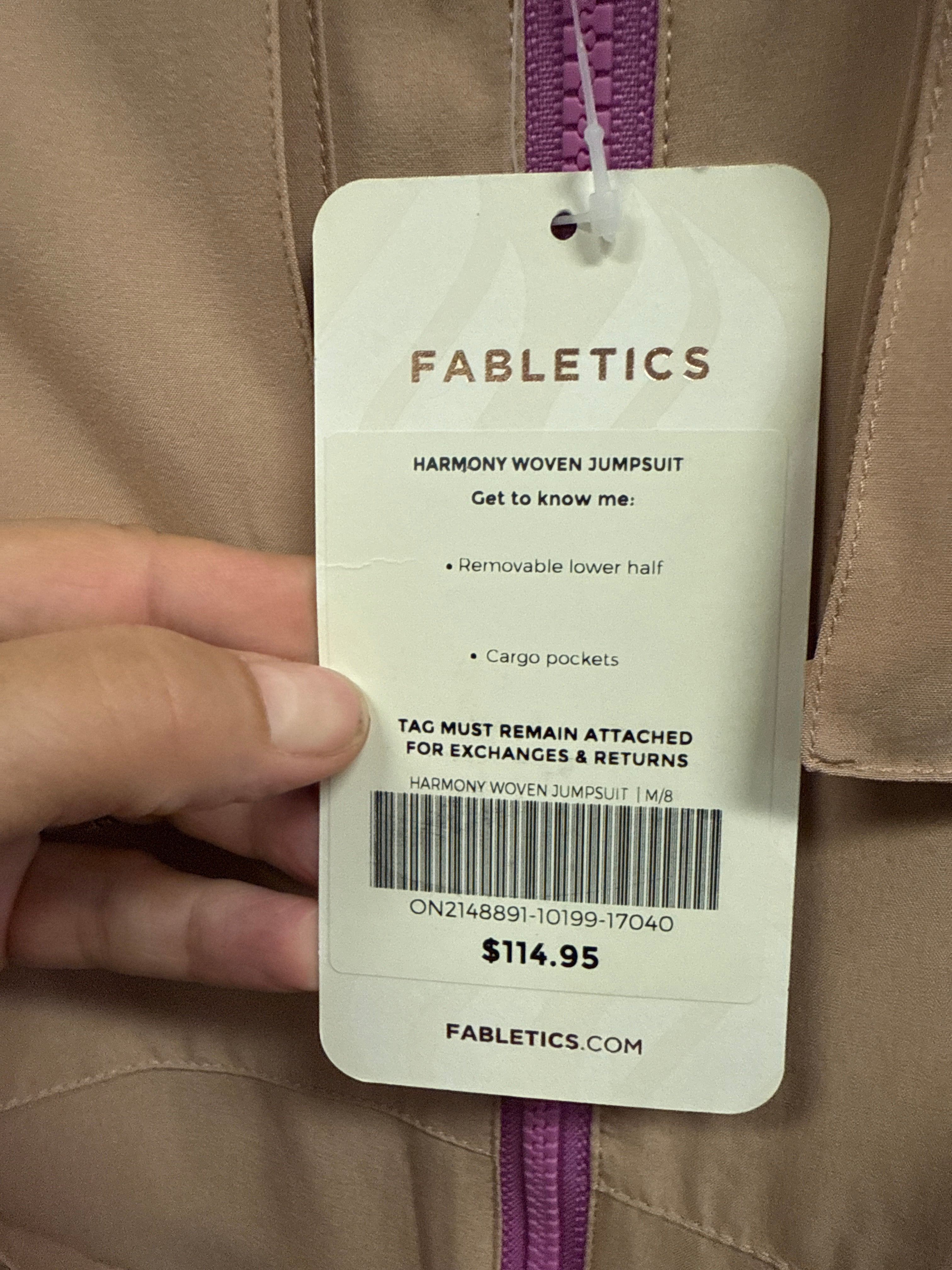 *NWT FABLETICS JUMPSUIT (org$115)