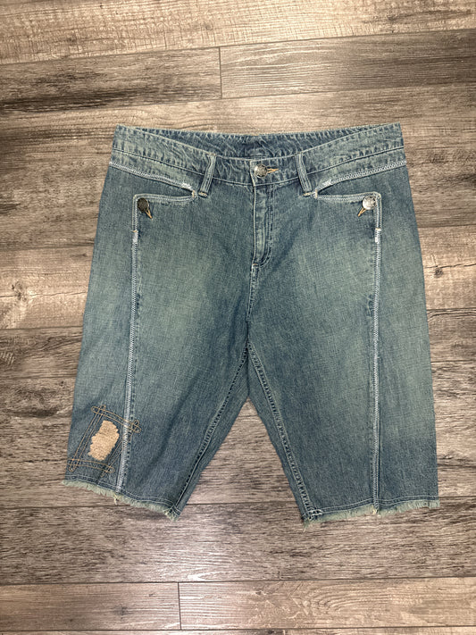 RUFF HEWN DENIM BERMUDA SHORTS